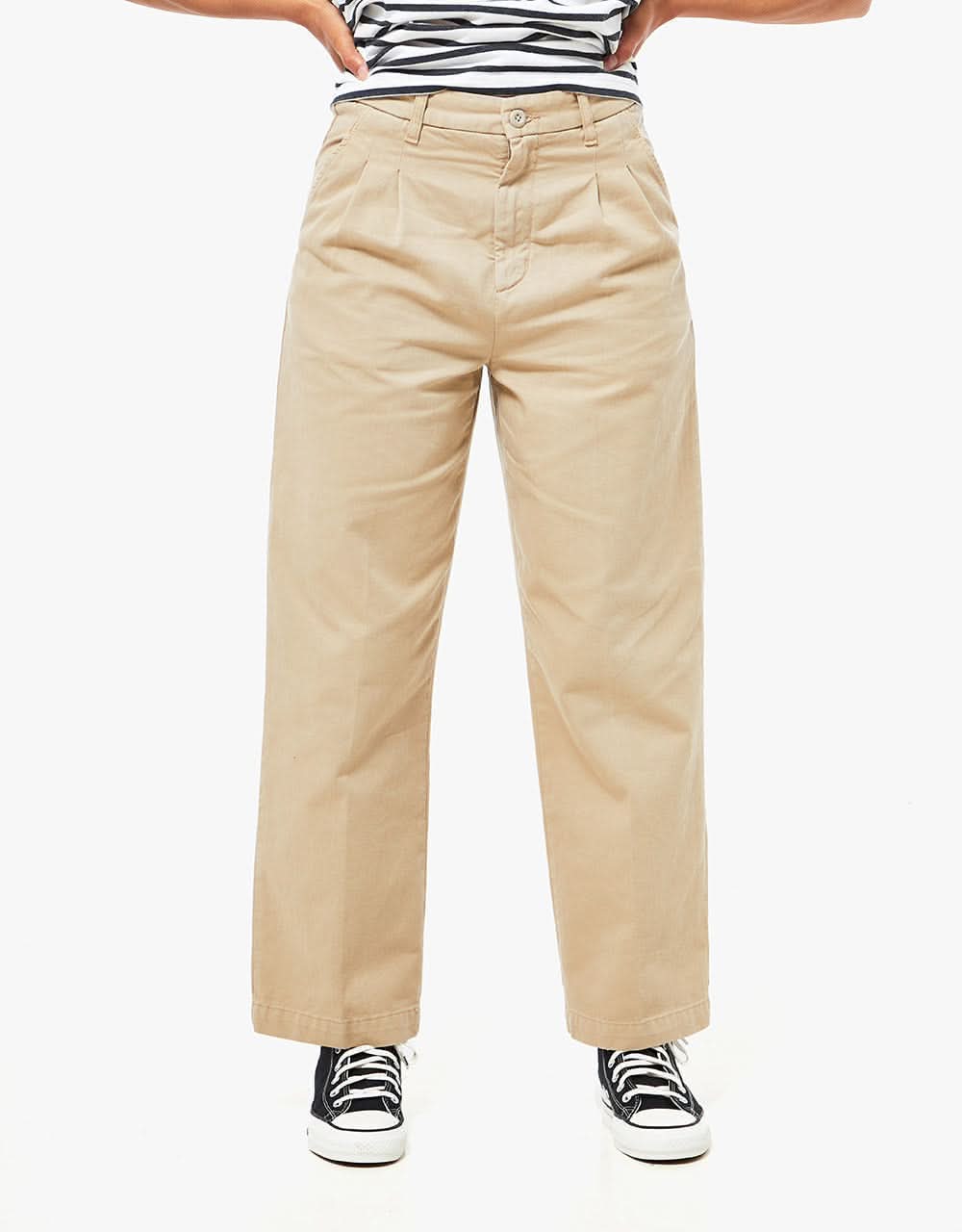 Carhartt WIP Womens Cara Pant - Wall (Garment Dyed)