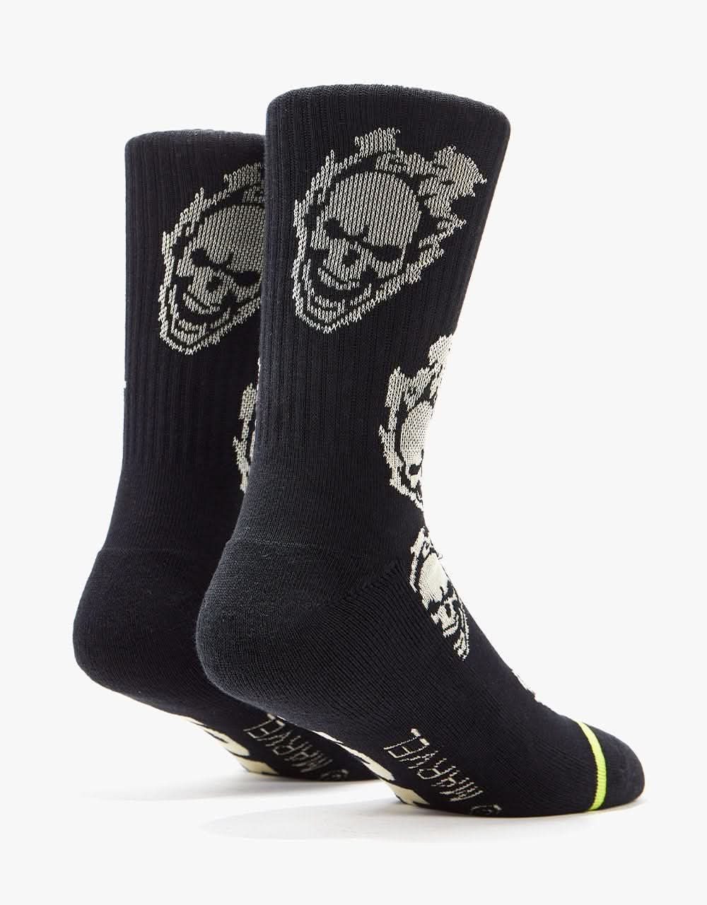 HUF x Marvel Ghost Rider Socks - Black