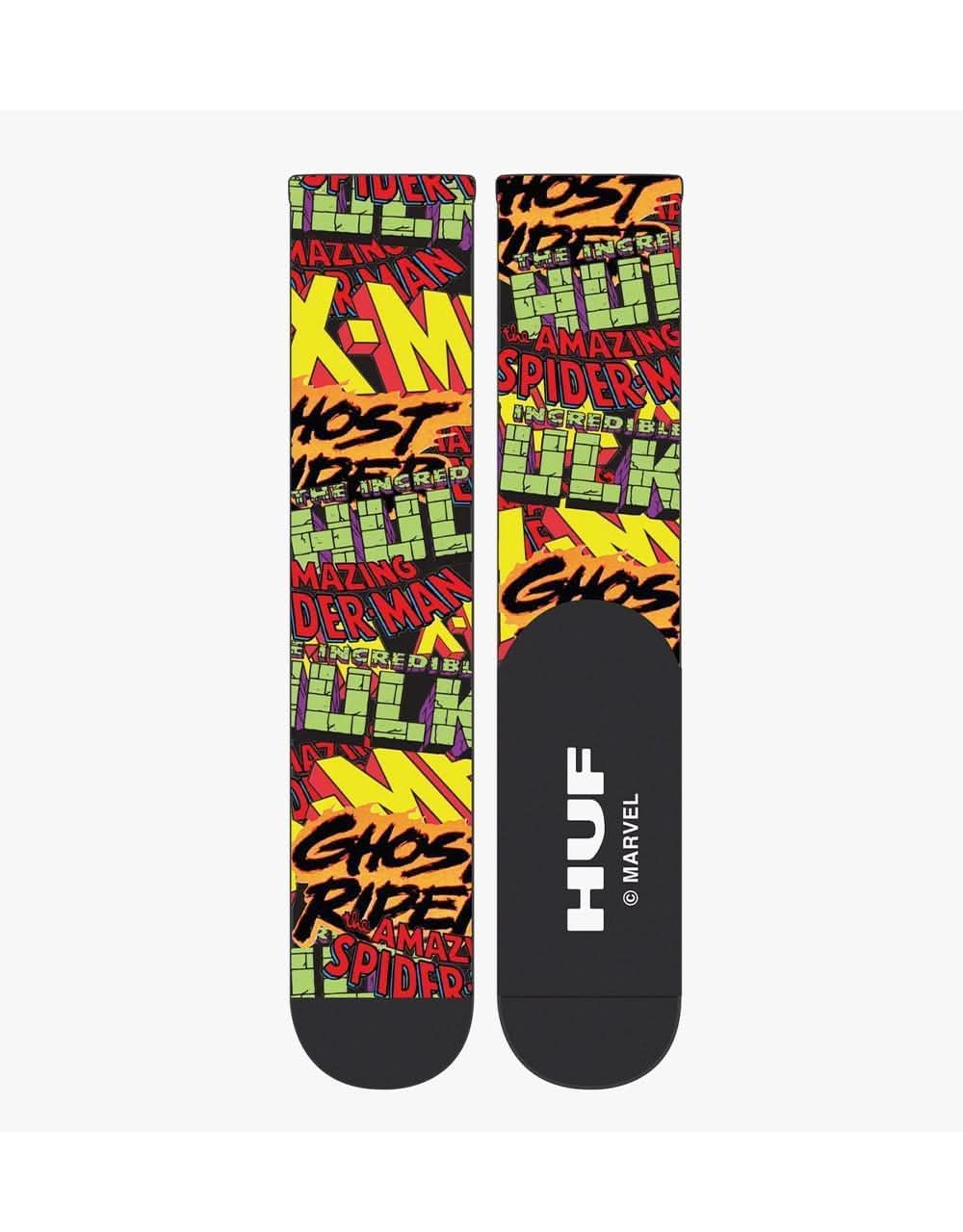 HUF x Marvel Marvel Logos Socks - Multi