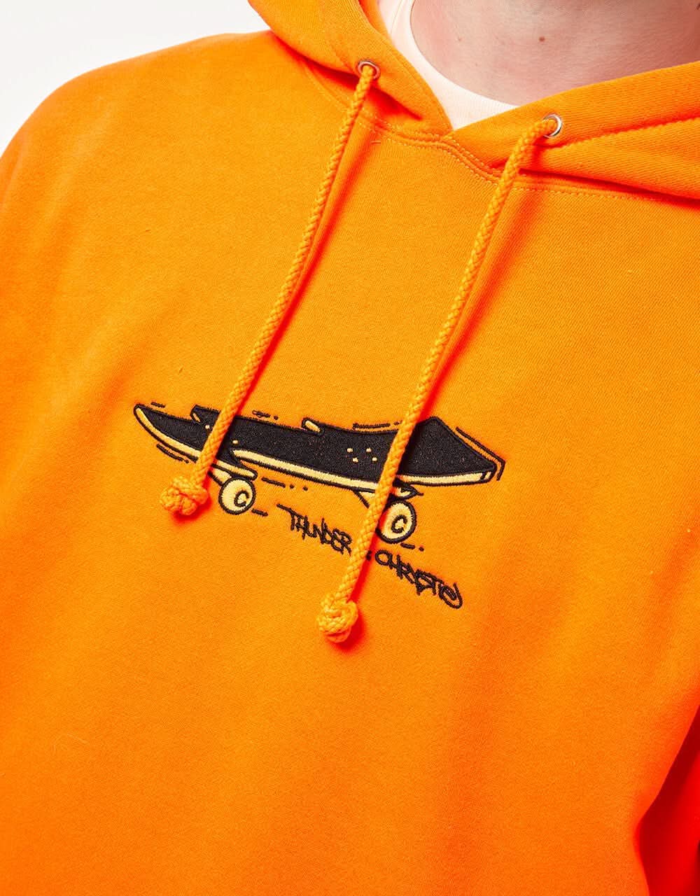 Thunder x Chrystie Lightening Bolt Board Pullover Hoodie - Bright Orange