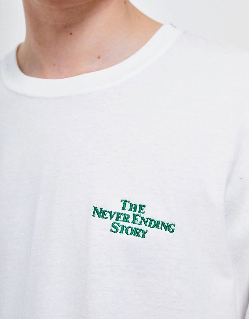 Alltimers Never Ending Story Embroidered T-Shirt - White