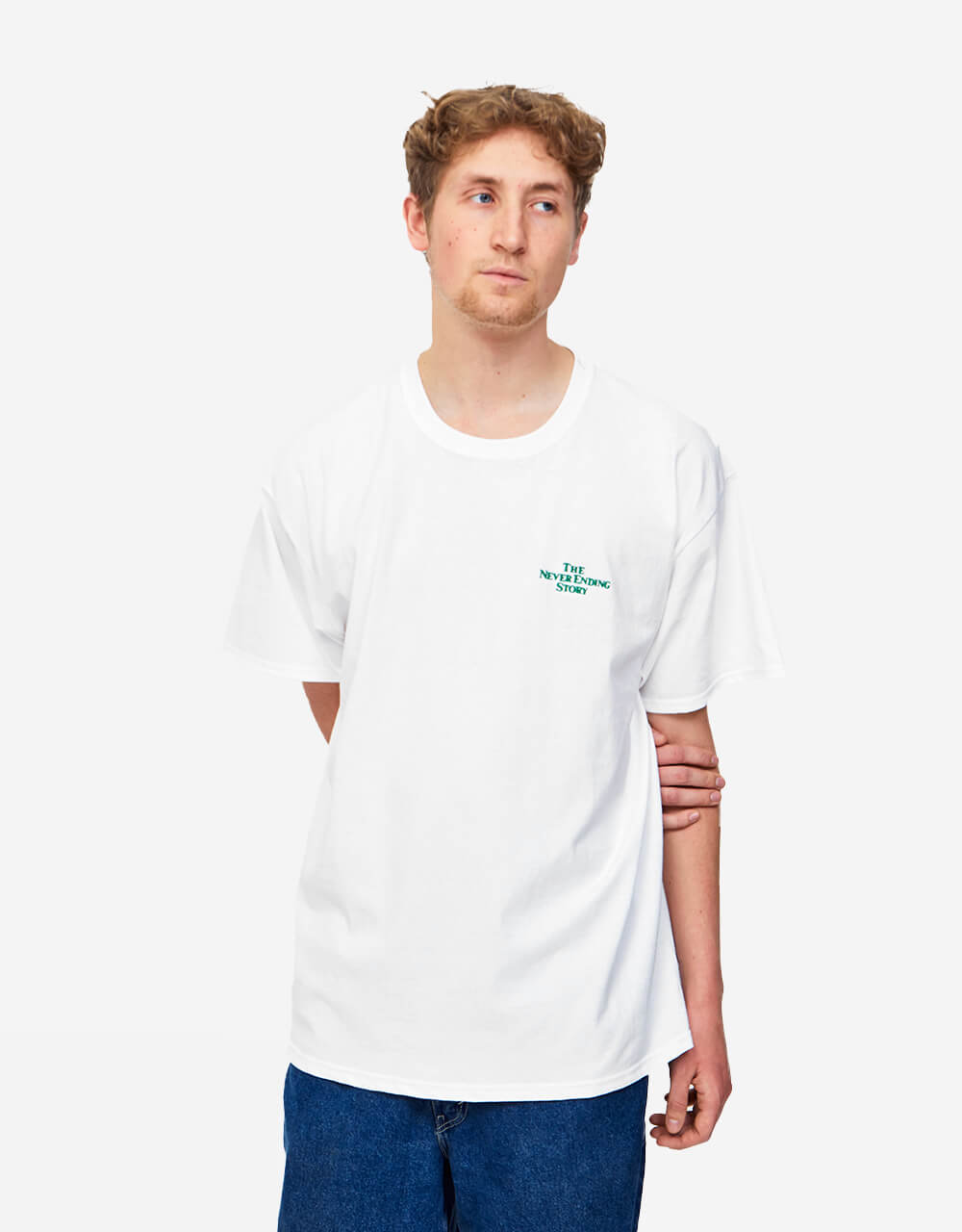 Alltimers Never Ending Story Embroidered T-Shirt - White