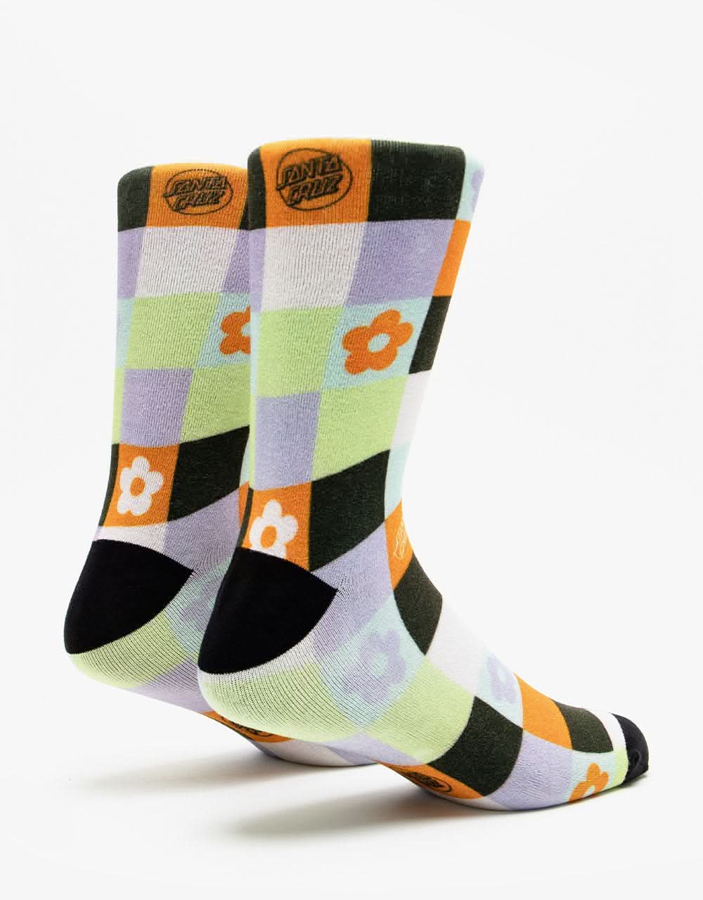 Santa Cruz Womens Patched Up Socks - Multi