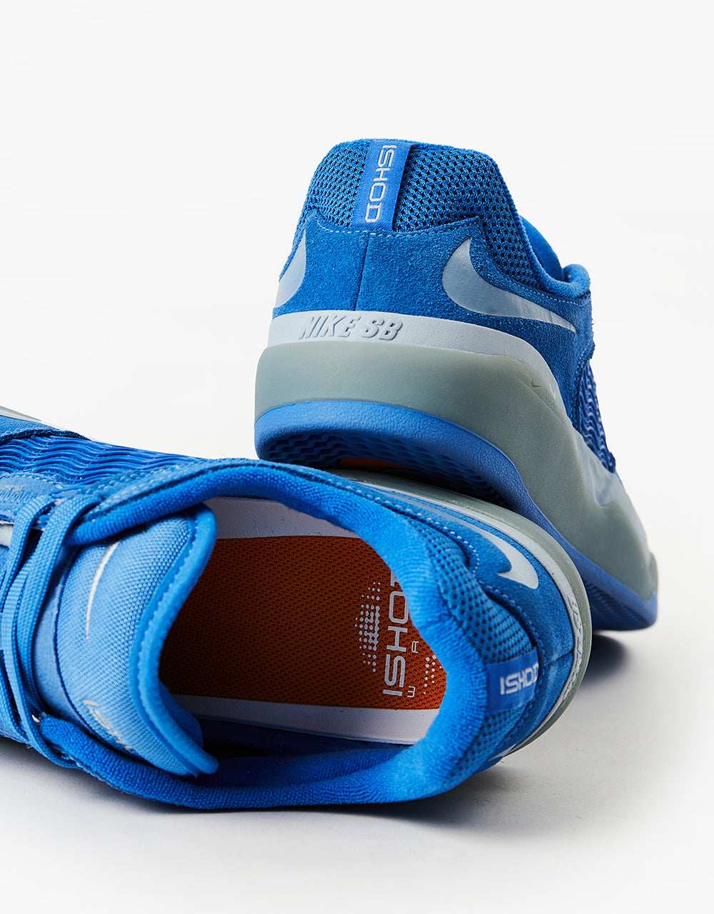 Nike SB Ishod Skate Shoes - Pacific Blue/Boarder Blue-Navy