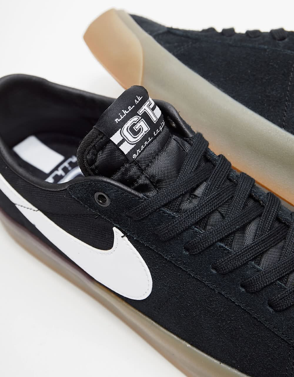 Nike SB Zoom Blazer Low Pro GT Skate Shoes - Black/White-Black-White