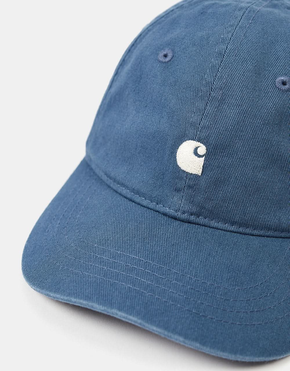 Carhartt WIP Madison Logo Cap - Storm Blue/Wax