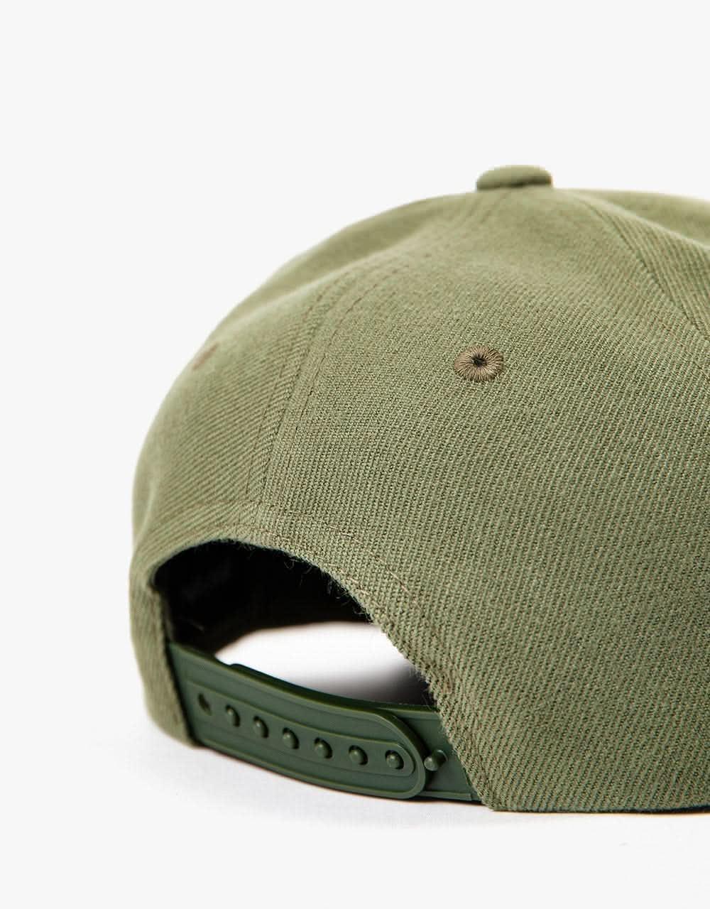 Brixton Crest C Medium Profile Snapback - Mermaid/Burnt Orange