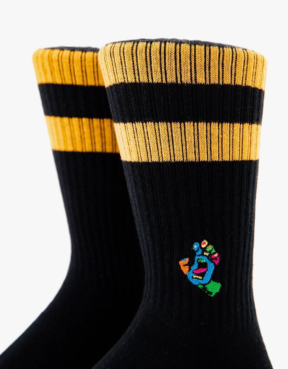 Santa Cruz Screaming Hand Fusion Socks - Black
