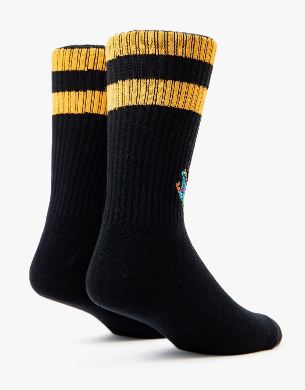 Santa Cruz Screaming Hand Fusion Socks - Black
