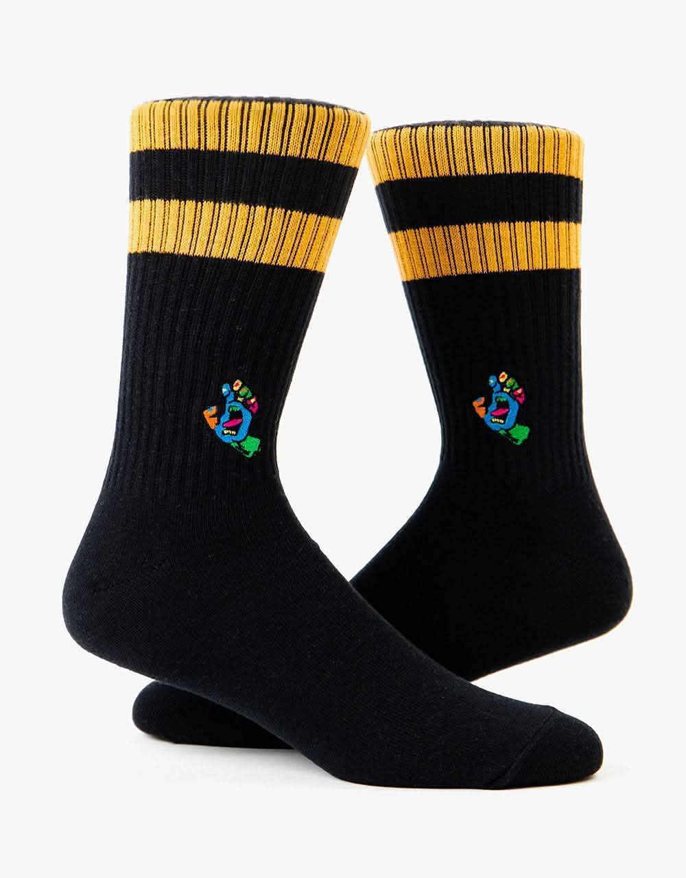 Santa Cruz Screaming Hand Fusion Socks - Black