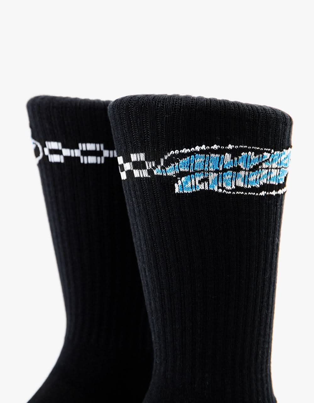 Santa Cruz Contest Oval Socks - Black