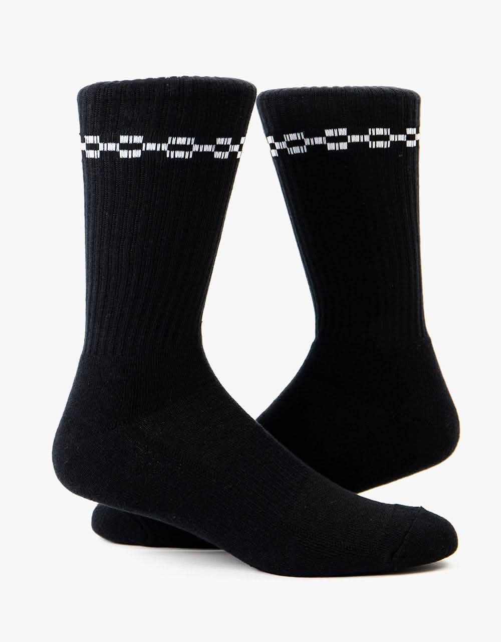 Santa Cruz Contest Oval Socks - Black