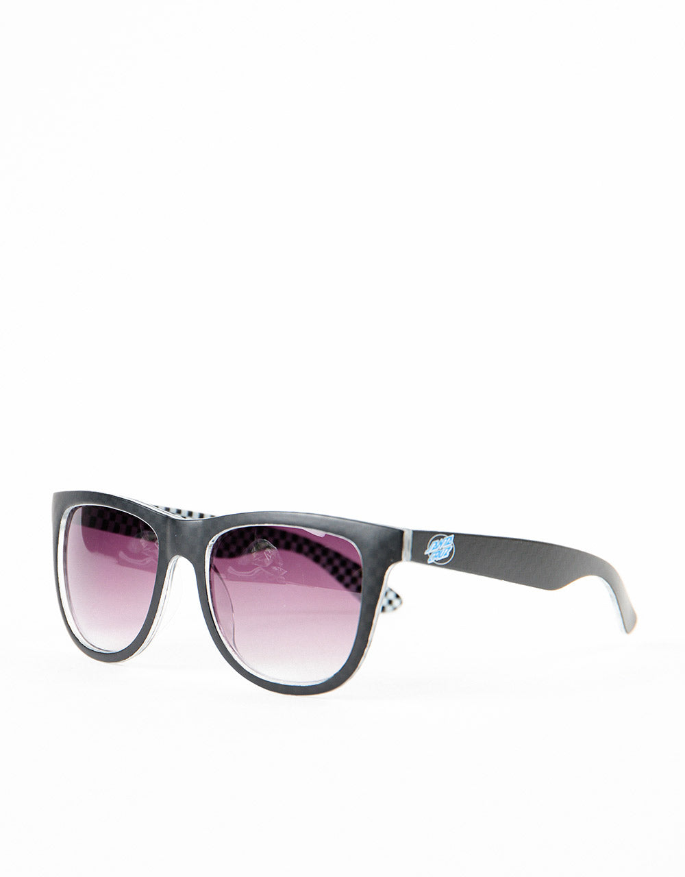 Santa Cruz Contest Oval Sunglasses - Black