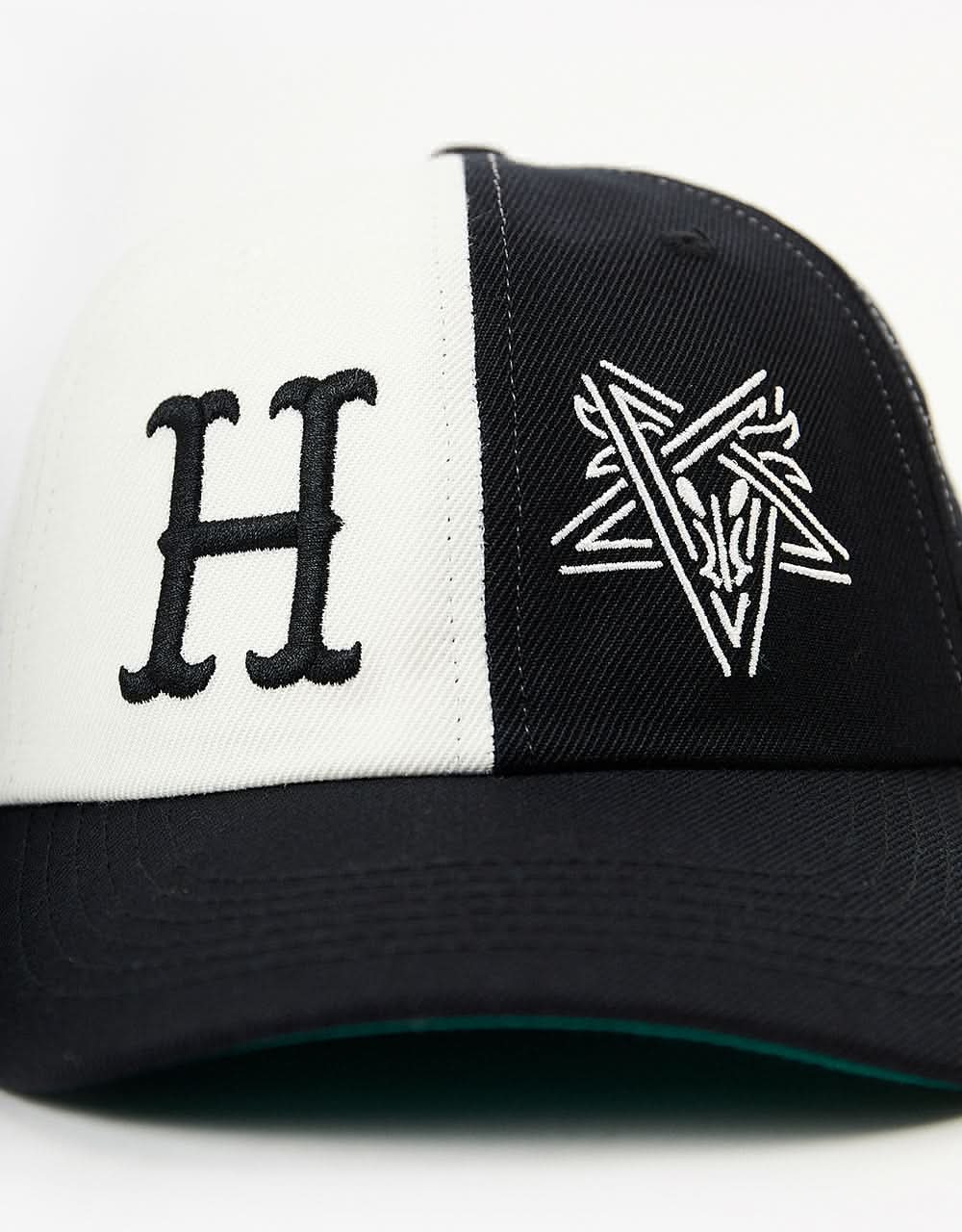 HUF x Thrasher Split Snapback Cap - Black