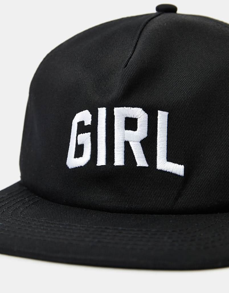 Girl Evolved Arch Snapback Cap - Black