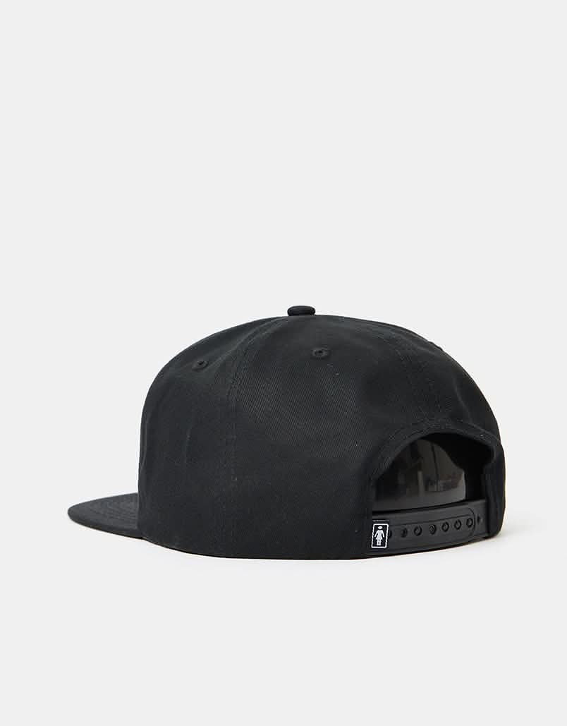 Girl Evolved Arch Snapback Cap - Black