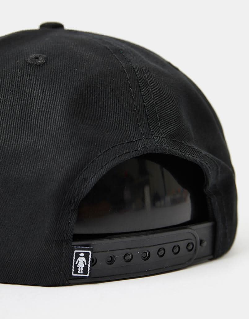 Girl Evolved Arch Snapback Cap - Black