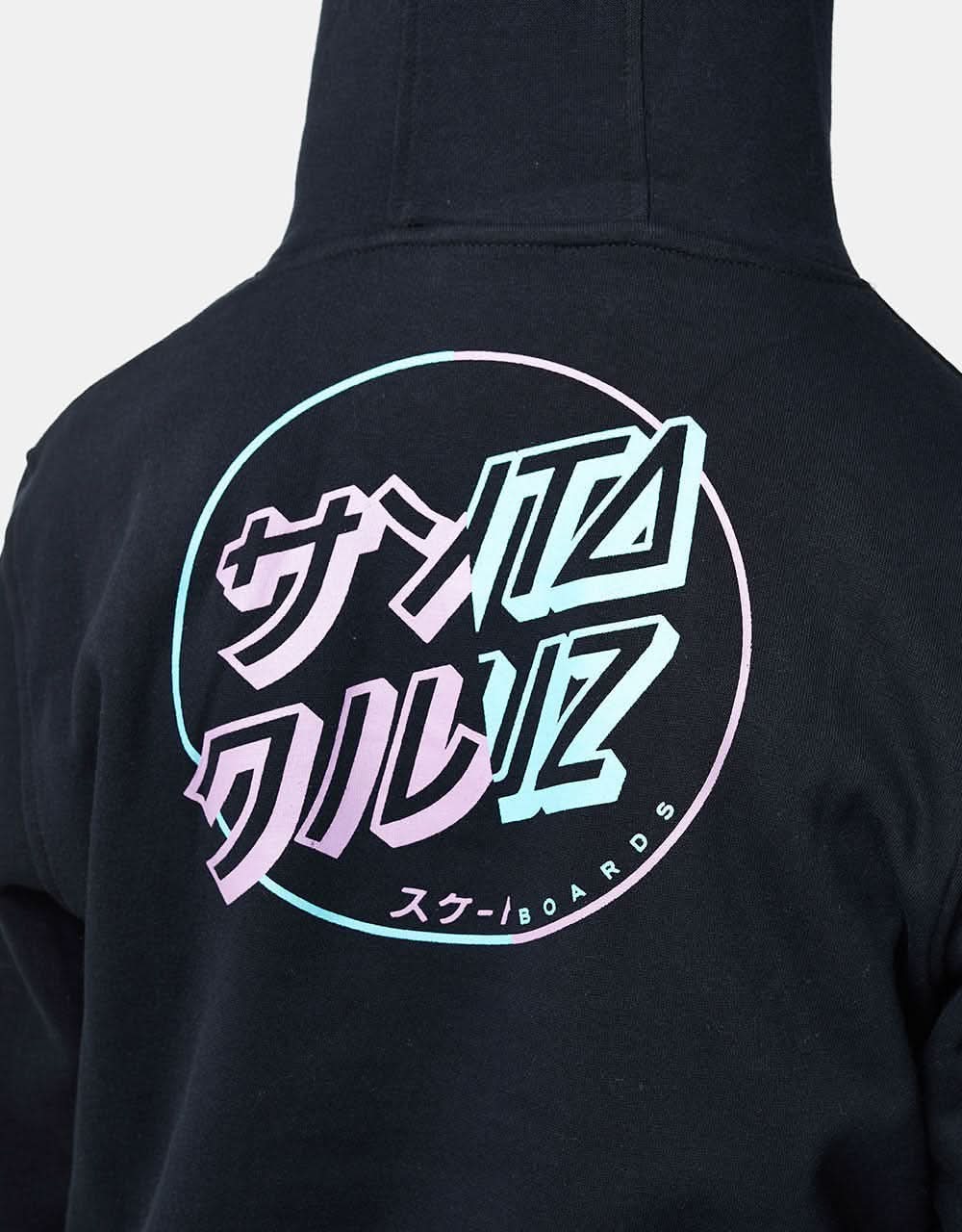 Santa Cruz Divide Dot Kids Pullover Hoodie - Black