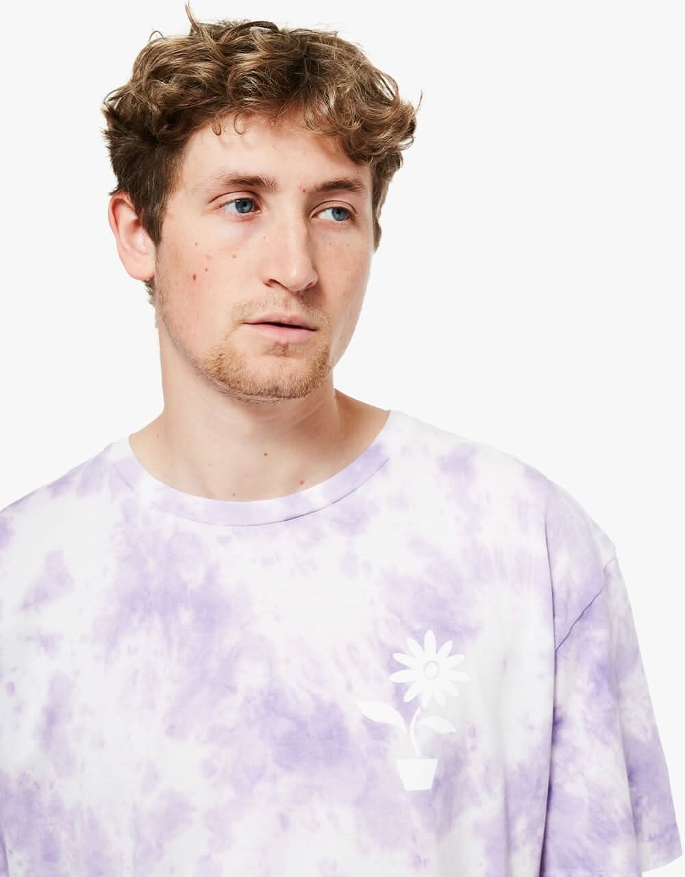 Route One Growth T-Shirt - Purple Tie Dye