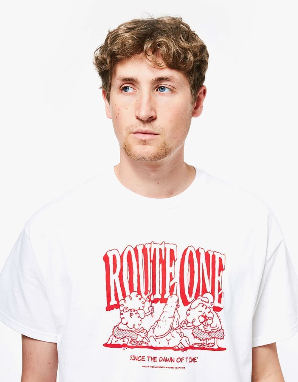 Route One Dawn Of Time T-Shirt - White