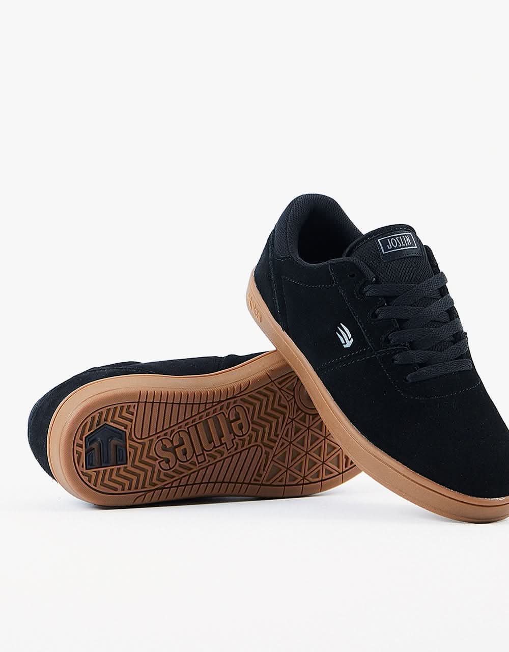 Etnies Joslin Kids Skate Shoes - Black/Gum