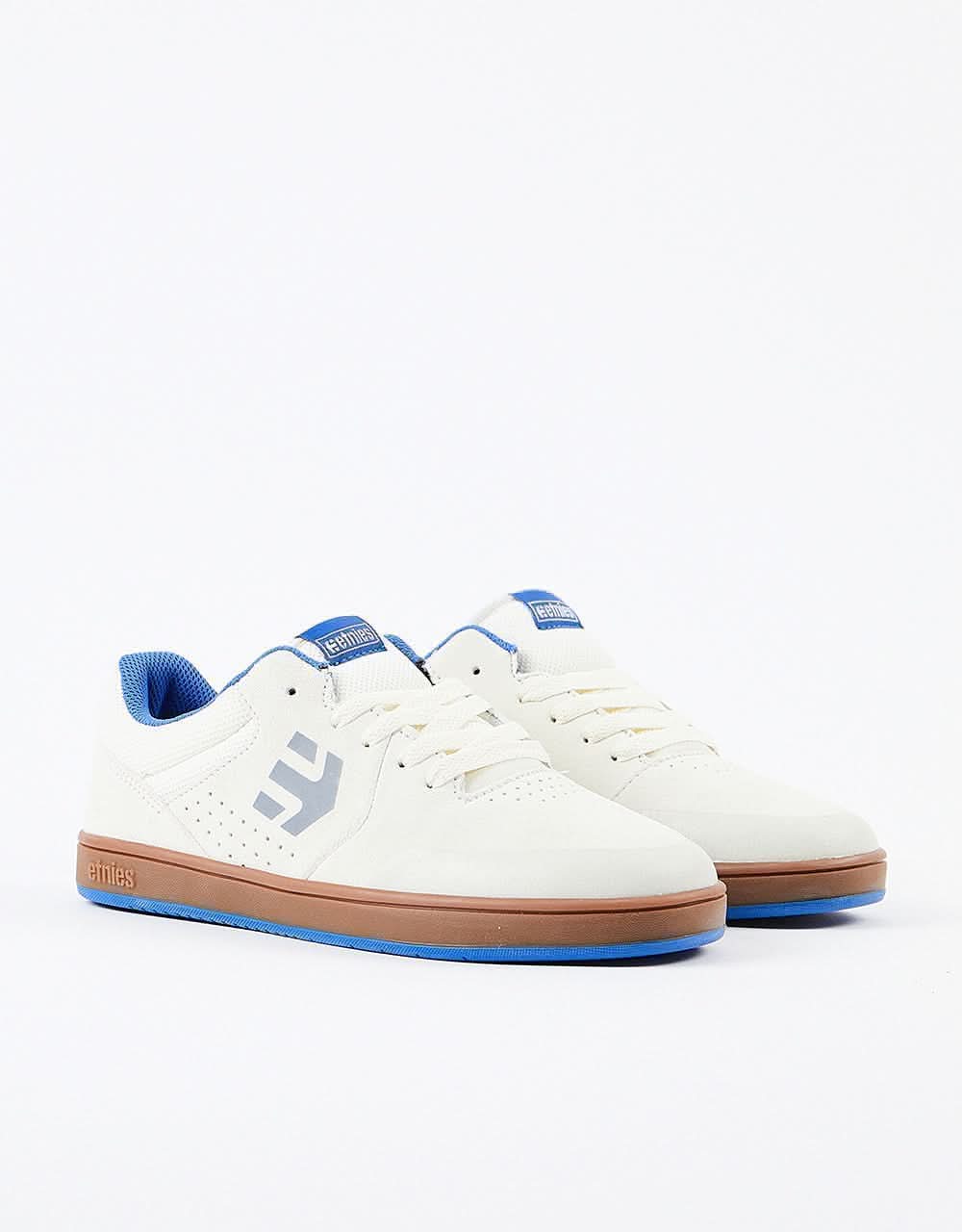 Etnies Marana Kids Skate Shoes - White/Gum