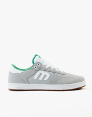 Etnies Windrow Kids Skate Shoes - Grey/White/Green