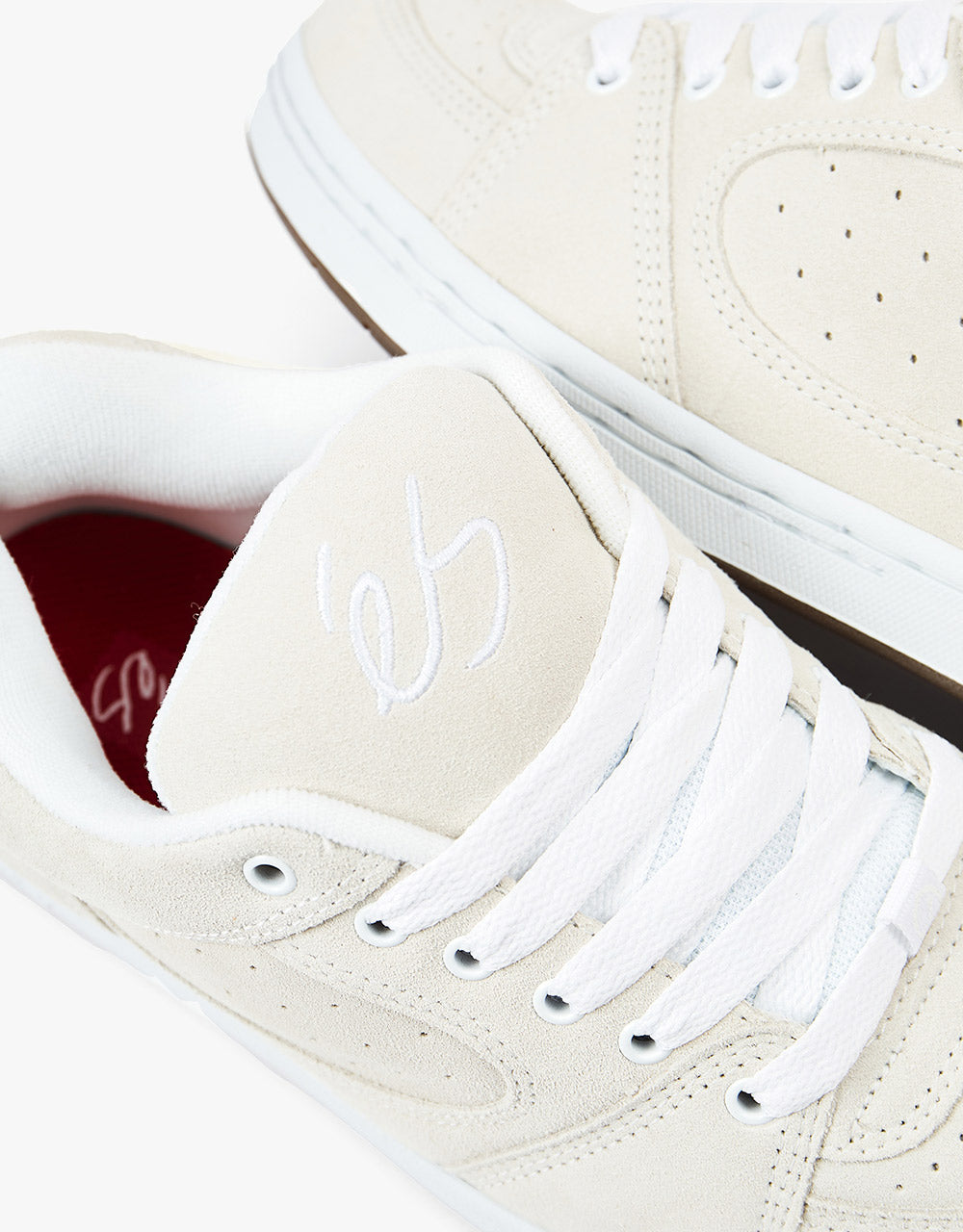 éS Accel OG Skate Shoes - White/Gum