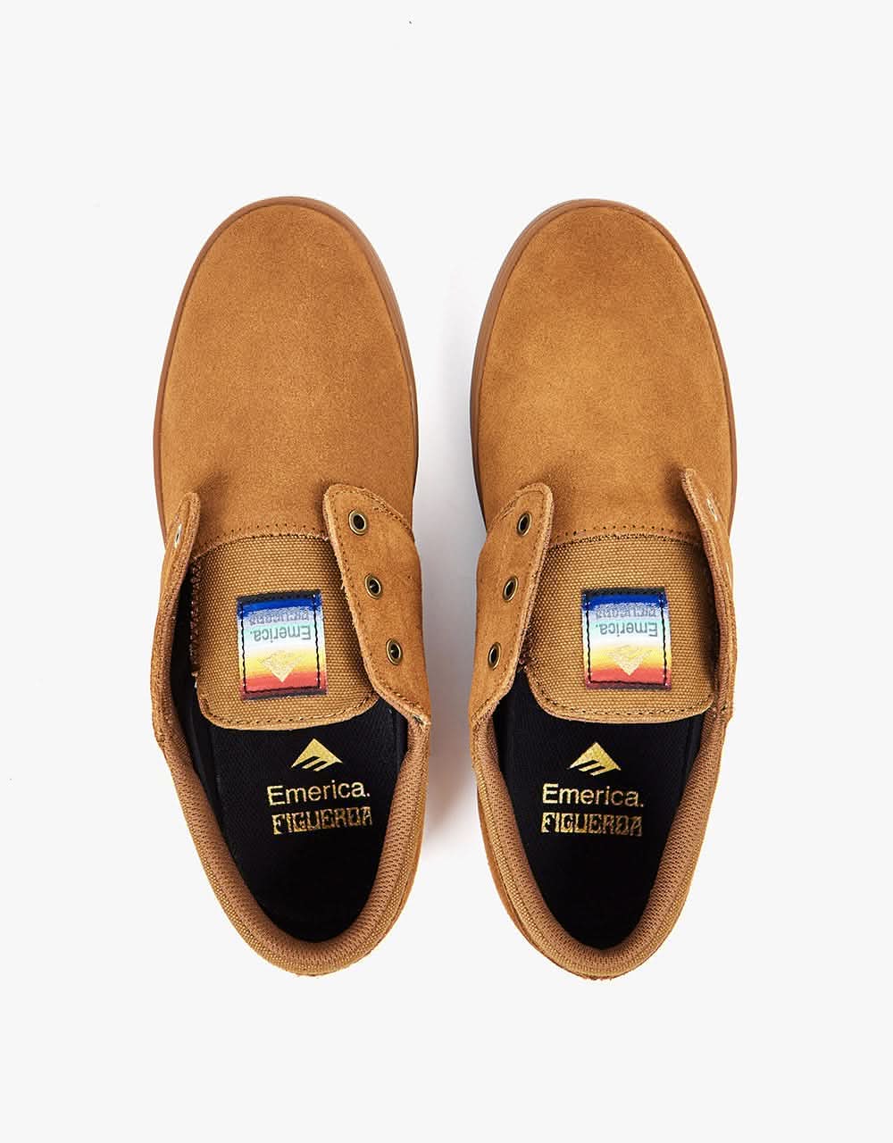 Emerica The Figueroa Skate Shoes - Brown/Gum