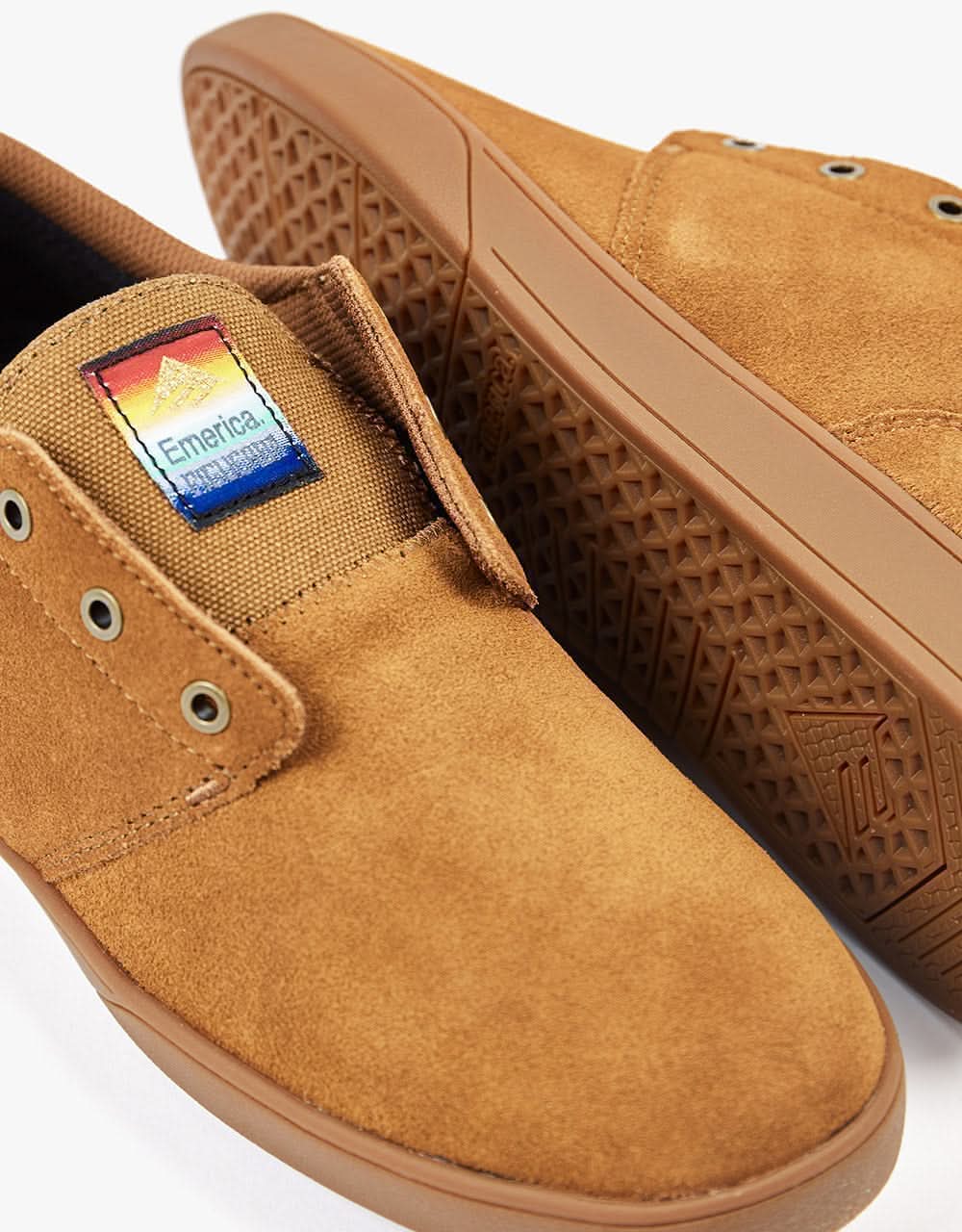 Emerica The Figueroa Skate Shoes - Brown/Gum