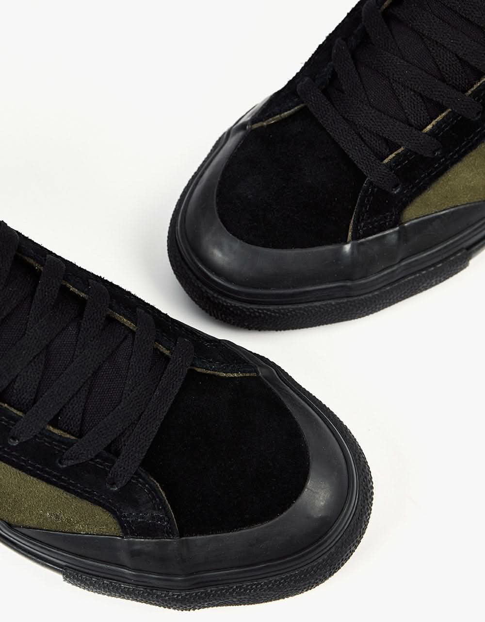 Emerica Omen Hi Skate Shoes - Black/Olive