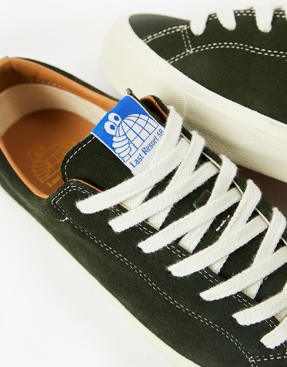 Last Resort AB VM003 Suede Skate Shoes - Olive/White