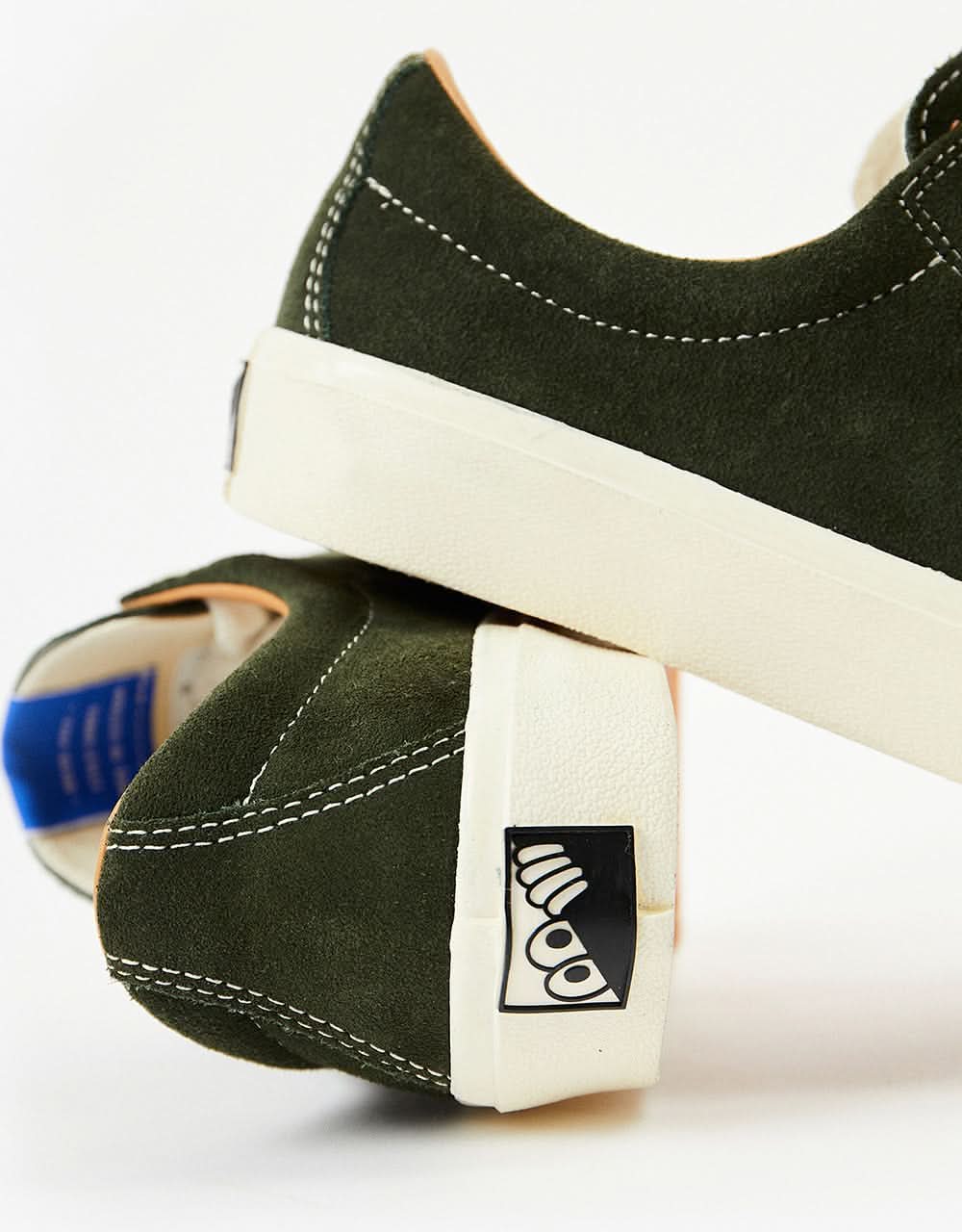 Last Resort AB VM003 Suede Skate Shoes - Olive/White