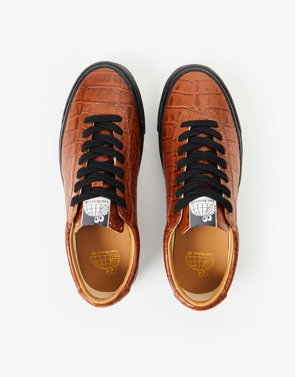 Last Resort AB VM001 Croc Skate Shoes - Brown/Black