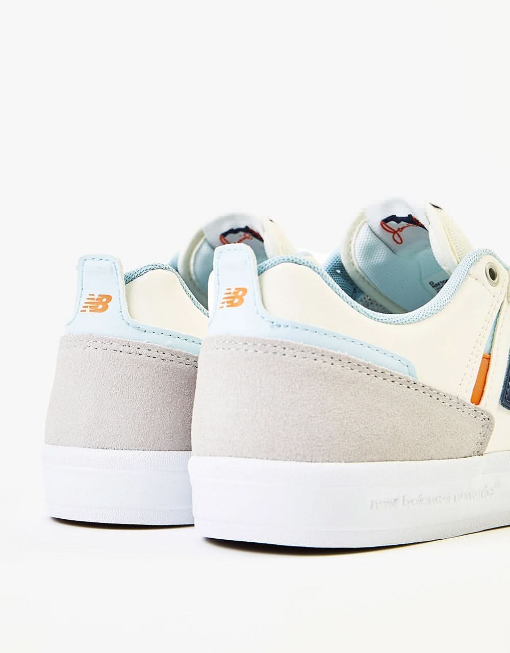 New Balance Numeric 306 Skate Shoes - Cream/Orange