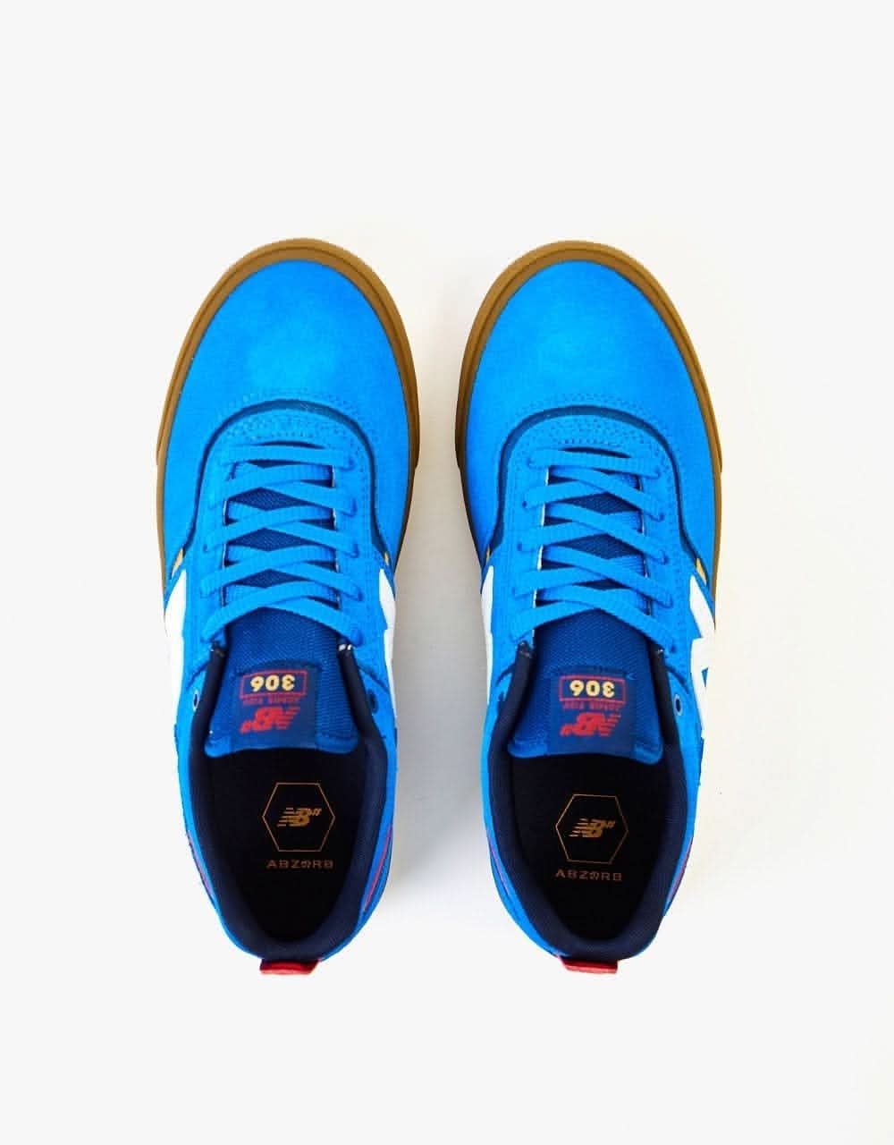 New Balance Numeric 306 Skate Shoes - Blue/Gum