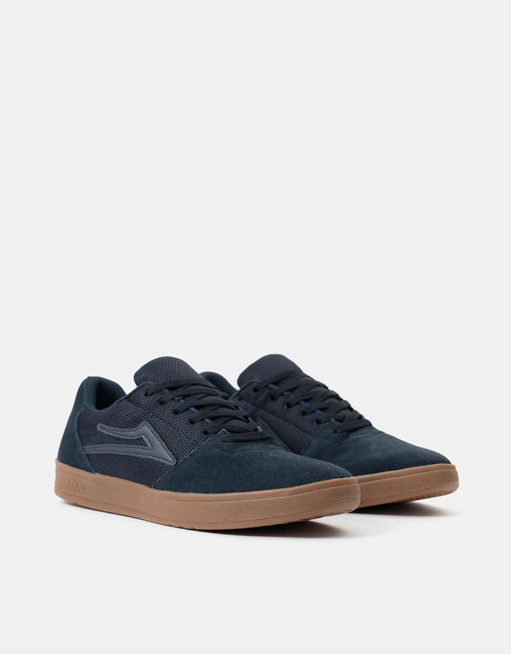 Lakai Brighton Skate Shoes - Navy/Gum Suede