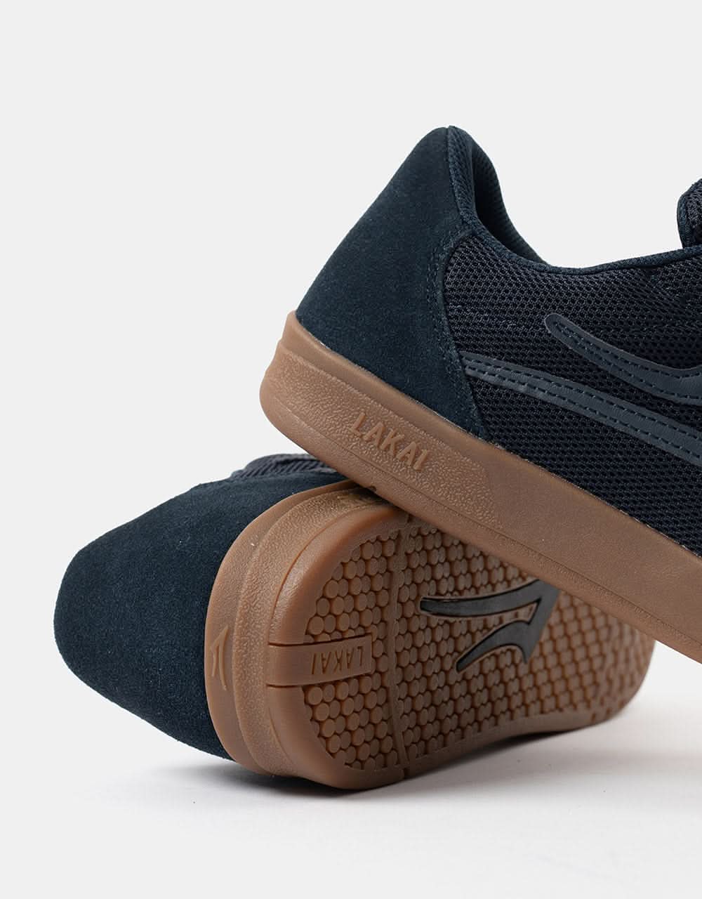 Lakai Brighton Skate Shoes - Navy/Gum Suede