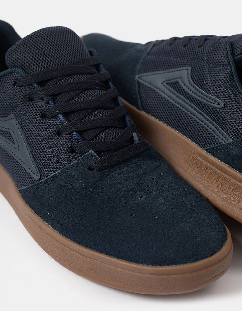 Lakai Brighton Skate Shoes - Navy/Gum Suede