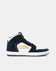 Lakai Telford Skate Shoes - Navy/White Suede