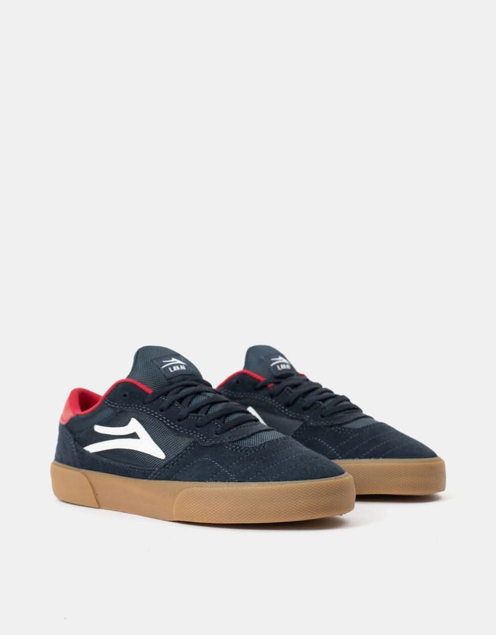 Lakai Cambridge Skate Shoes - Navy/Gum Suede