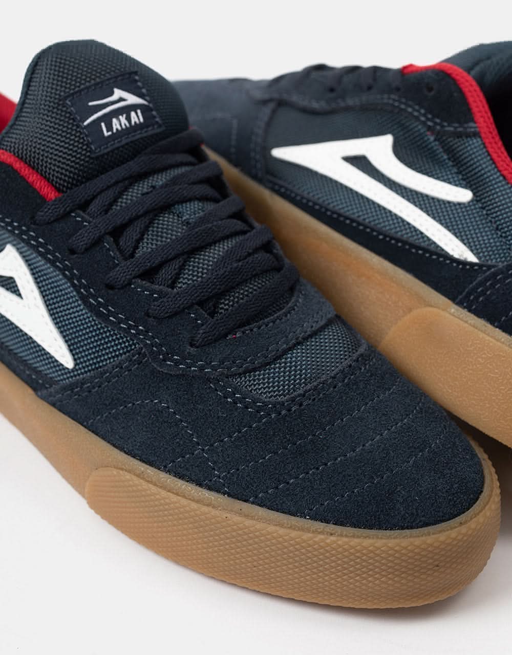 Lakai Cambridge Skate Shoes - Navy/Gum Suede