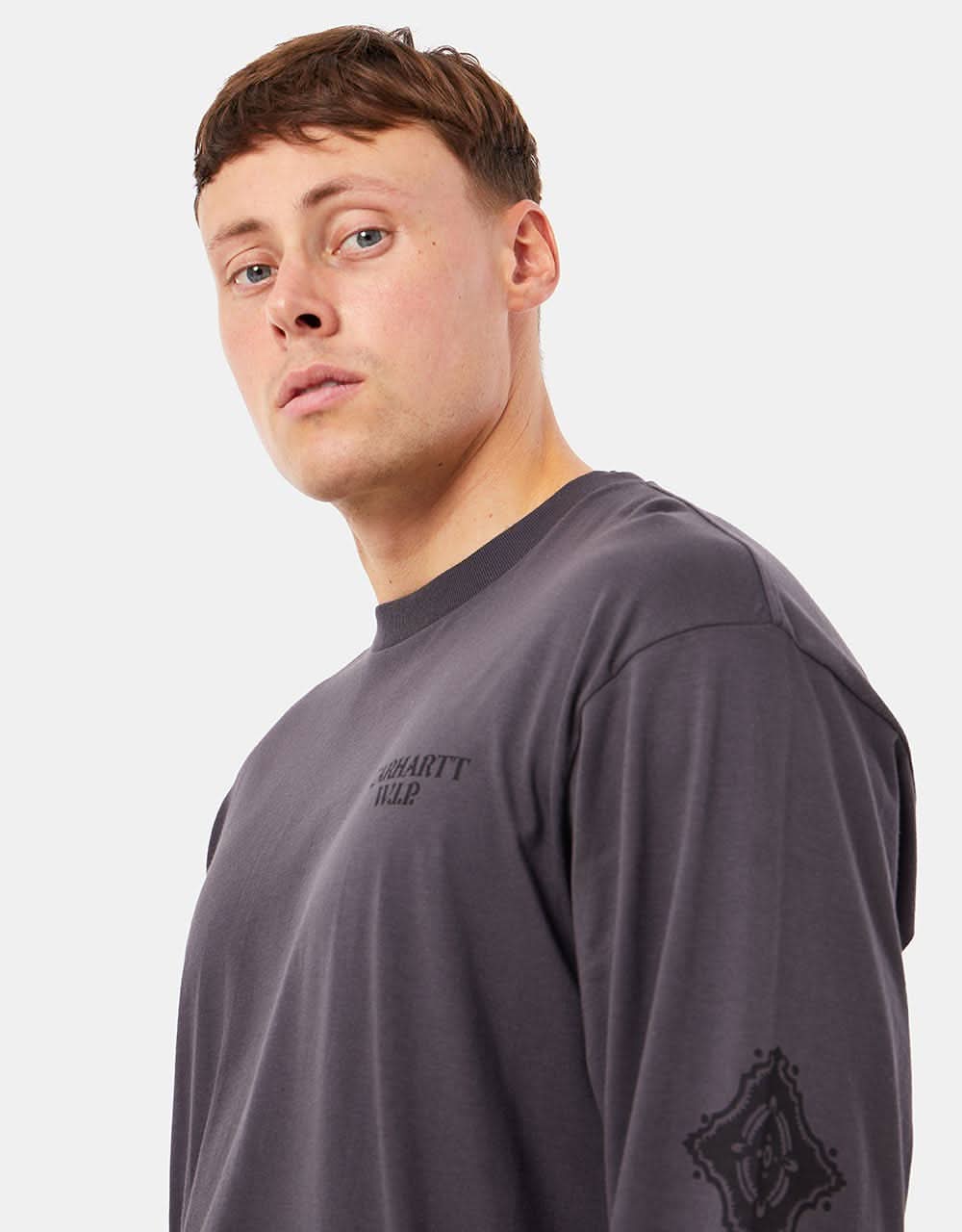 Carhartt WIP L/S Scope T-Shirt - Artichoke/Black