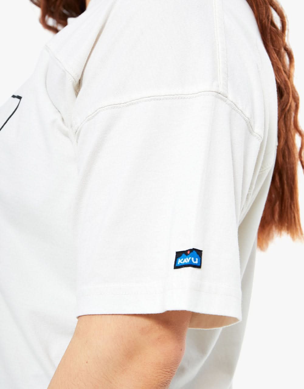 KAVU Womens Malin Crop T-Shirt - Off White
