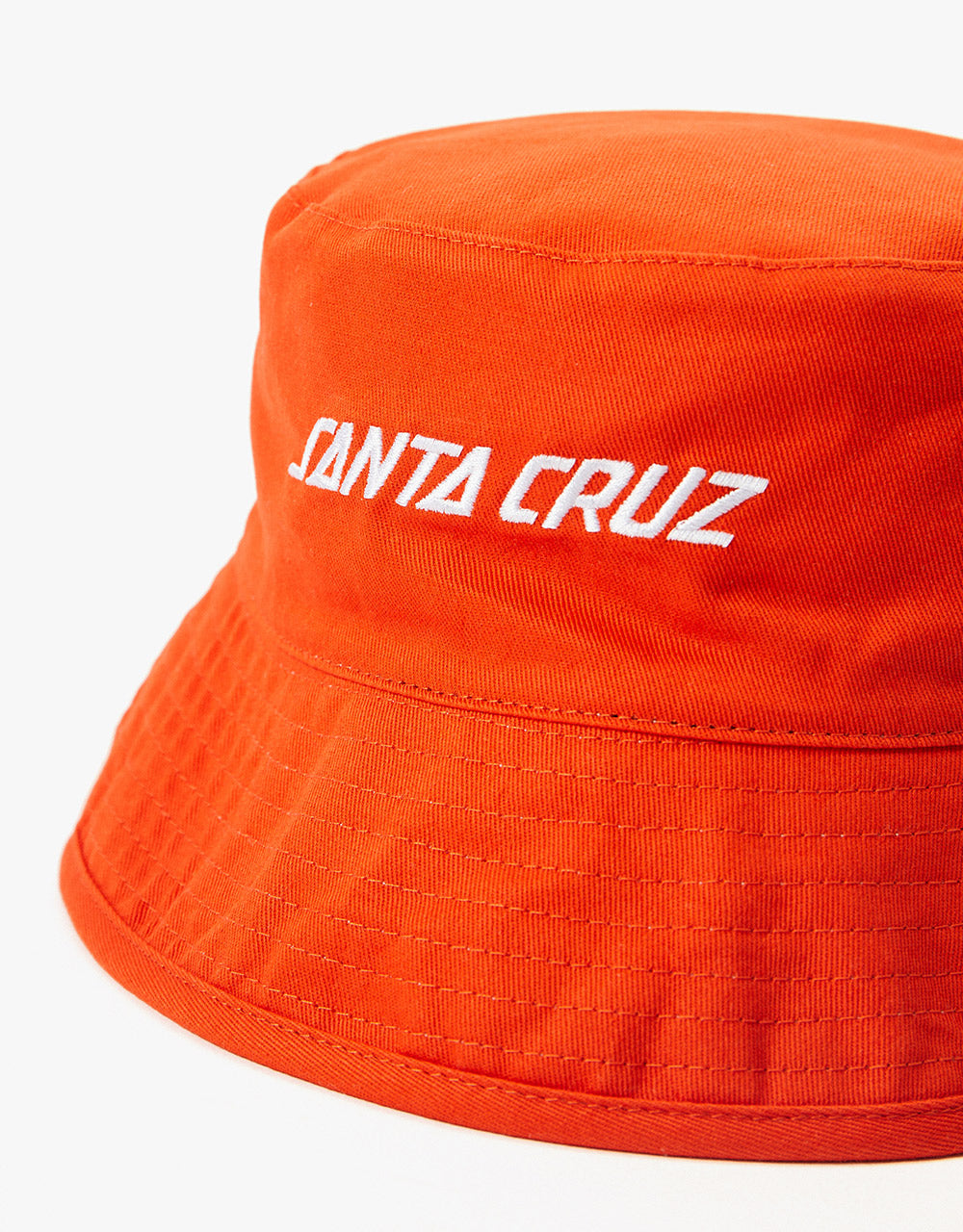 Santa Cruz Womens Hat Strip Reversible Bucket Hat - Flame Red
