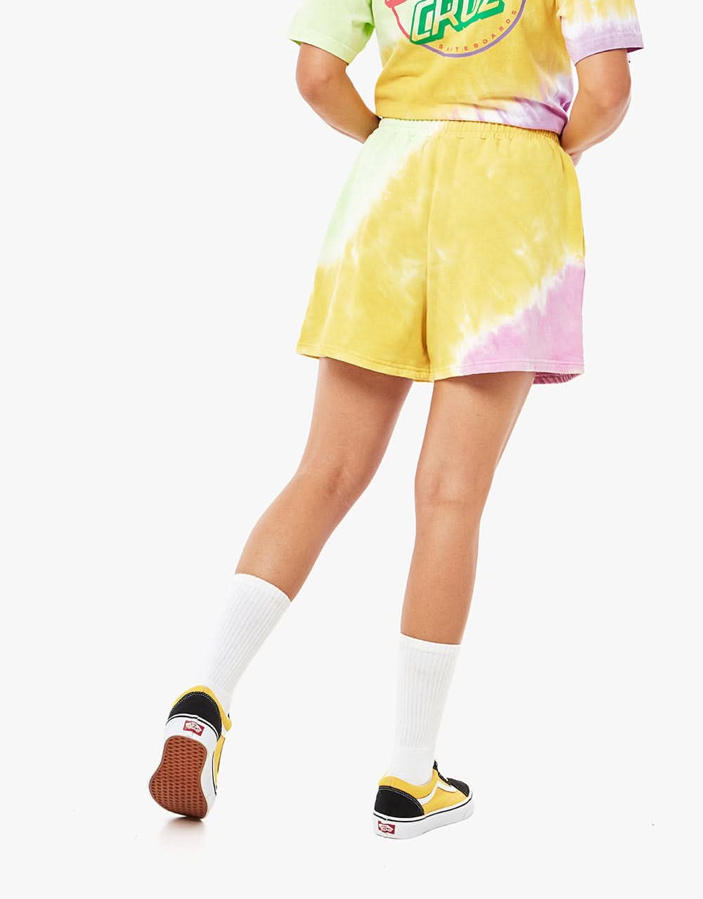 Santa Cruz Womens Strip II Shorts - Popsicle