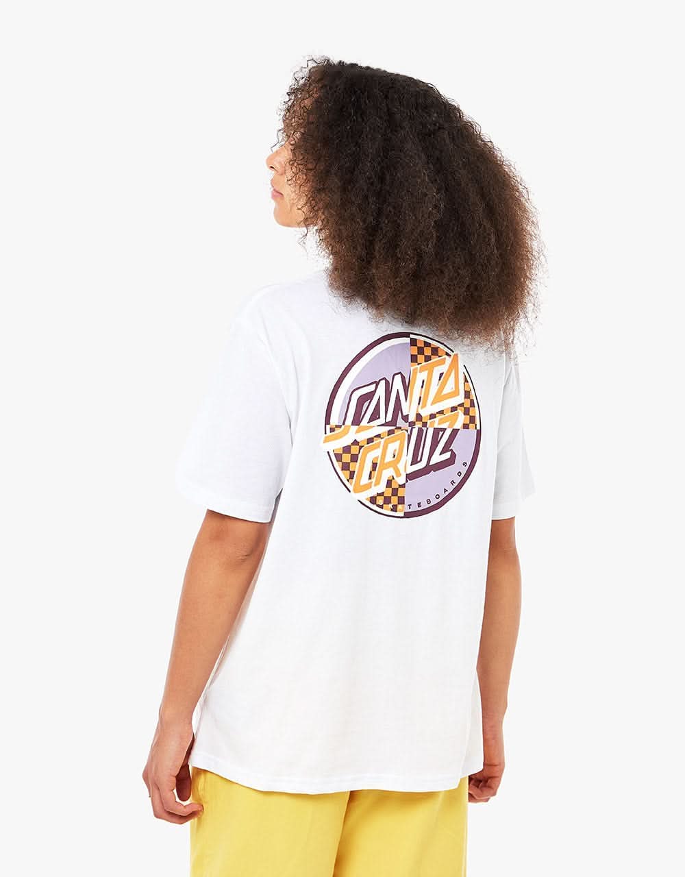 Santa Cruz Womens Intro Dot T-Shirt - White