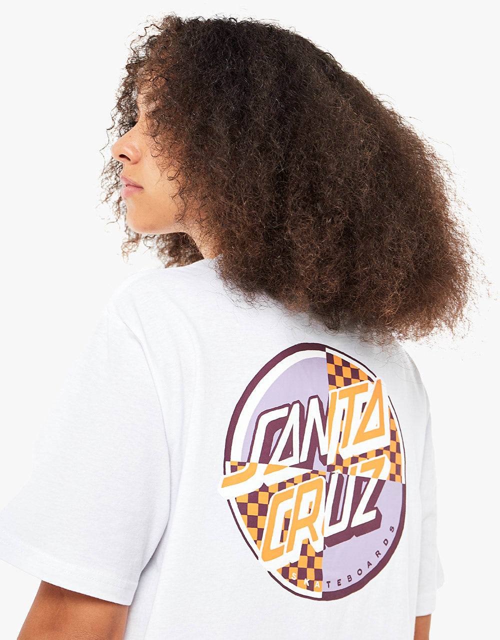 Santa Cruz Womens Intro Dot T-Shirt - White