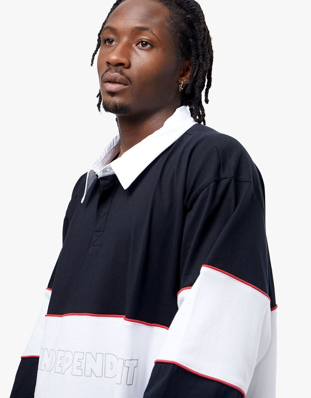 Independent ITC Streak Rugby Top - Black