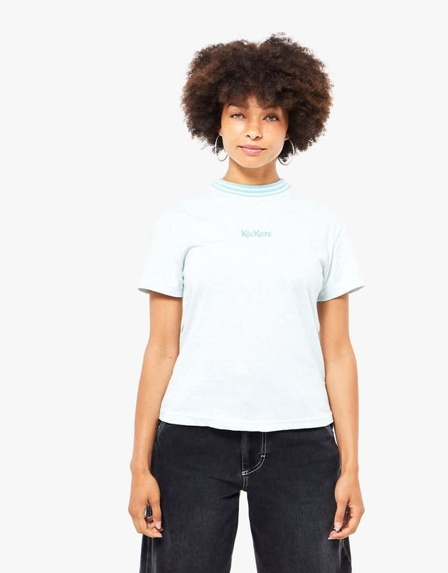 Kickers® Womens Blue Boy T-Shirt - Blue